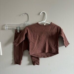 Quincy Mae chocolate brown set